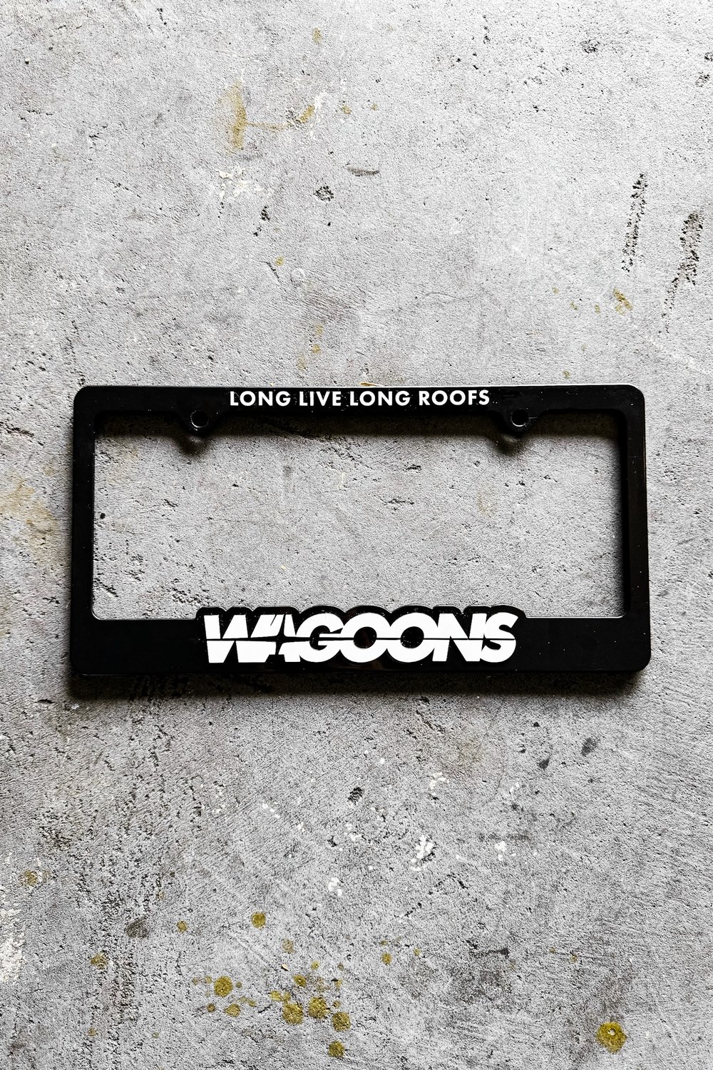 Wagoons Classic Star Logo - Plastic Plate Frame