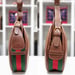 Image of Vtg. Gucci "RARE" Brown Leather Shoulder Bag 