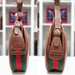 Image of Vtg. Gucci "RARE" Brown Leather Shoulder Bag