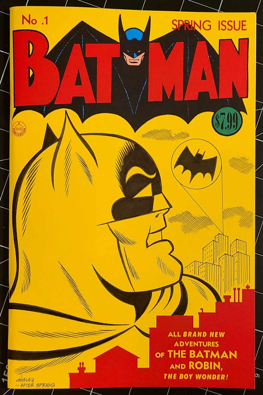 Image of CALLING BATMAN! BATMAN #1 ORIGINAL ART SKETCH COVER!