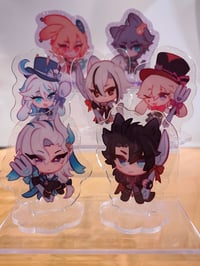 Image of Mini Glitter Standees - Fontaine & Haikaveh