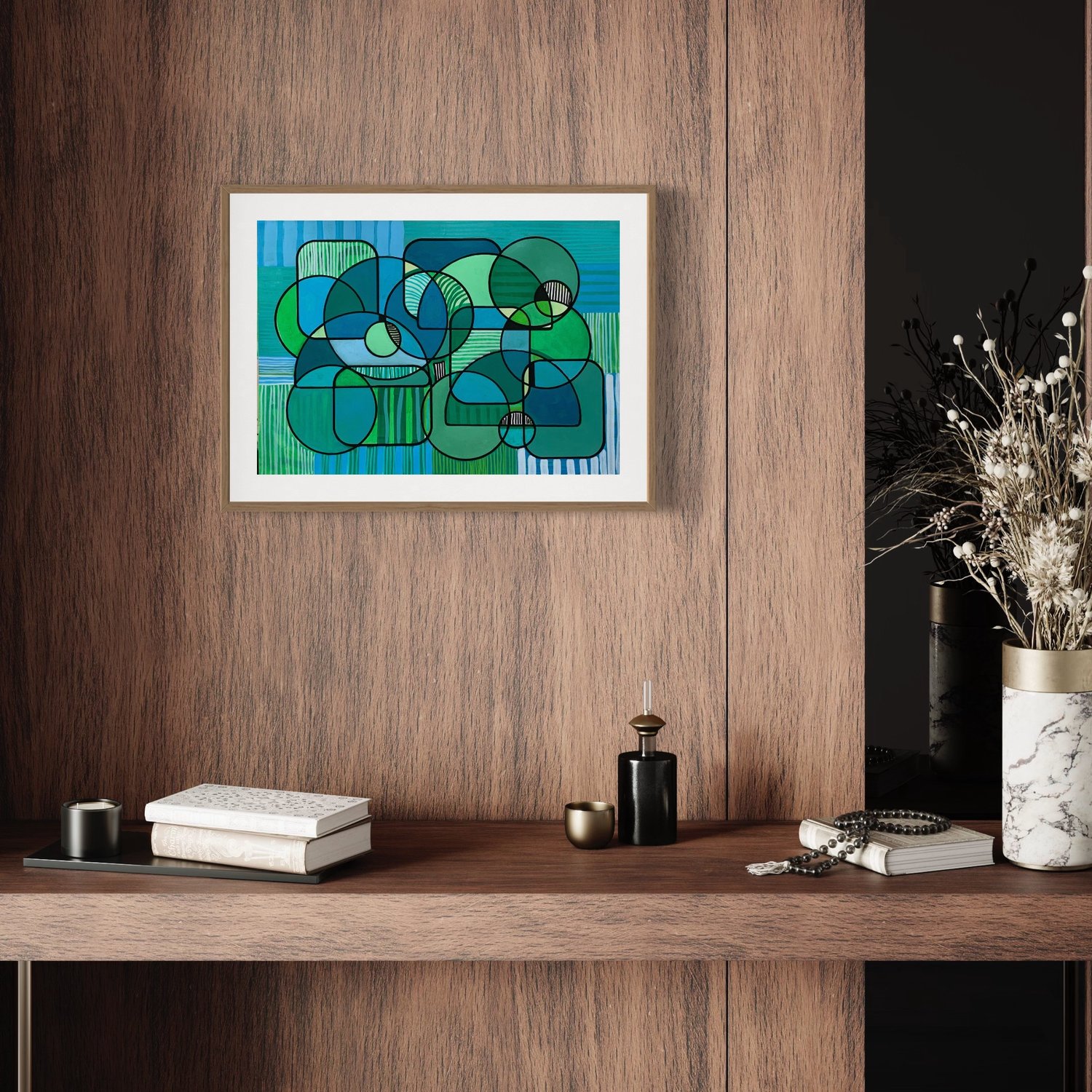 Image of 'Clear skies' Acrylic Painting on Thick Cotton Rag Paper