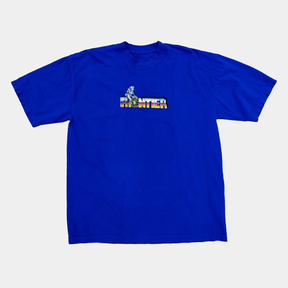 Image of Slab Logo T-Shirt Cobalt Blue