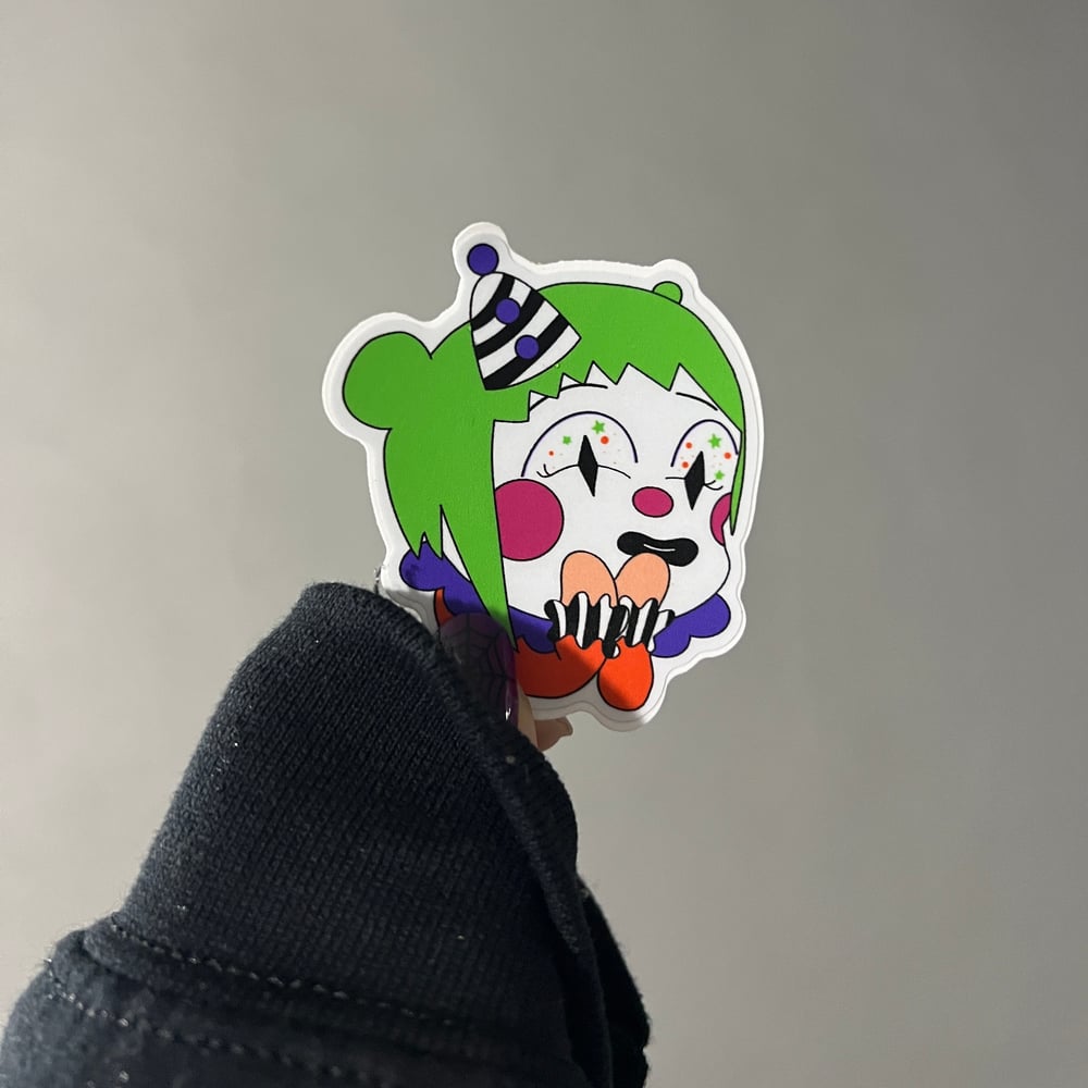 Clown Vinyl Stickers (4 Designs)