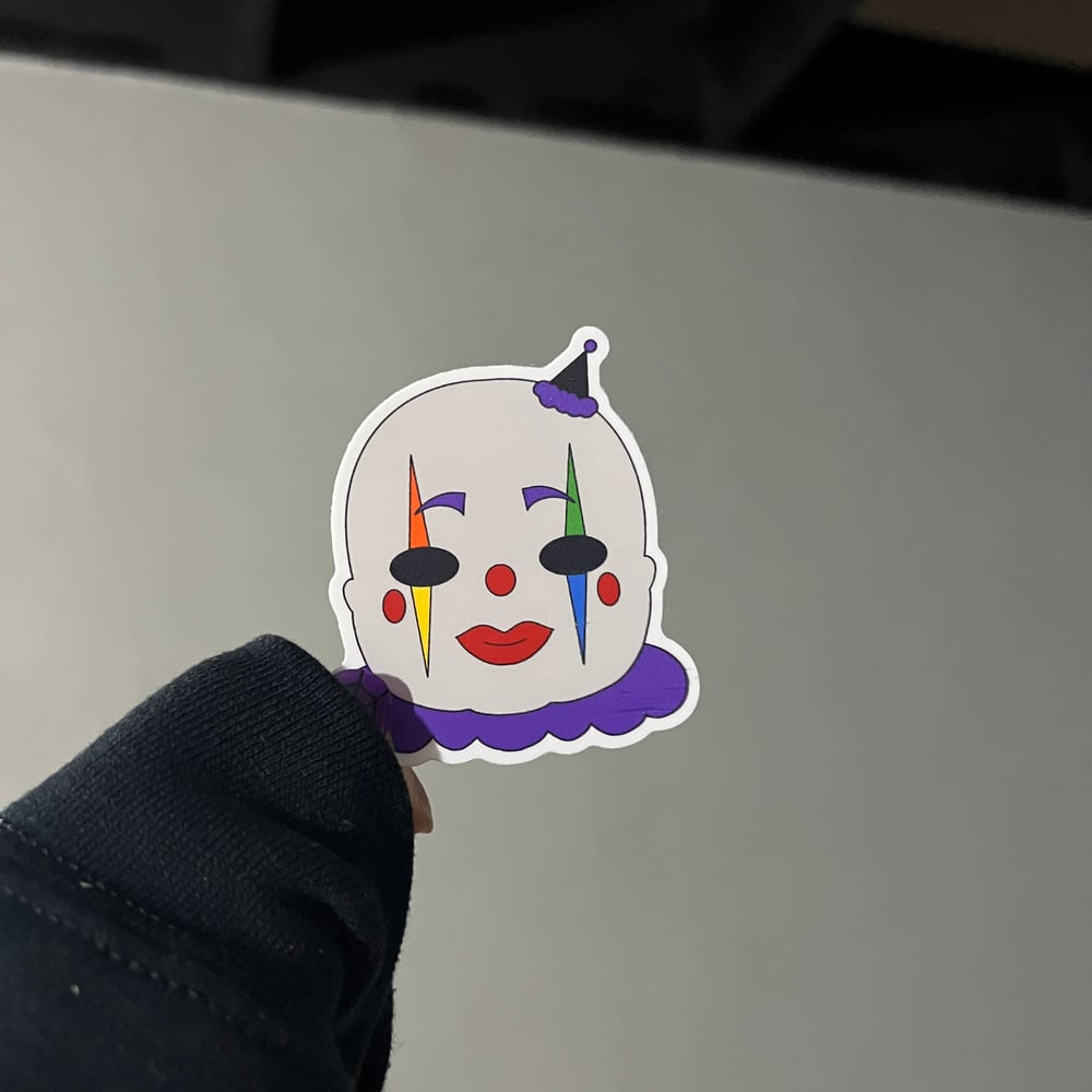 Clown Baby V1 Stickers (4 Designs)