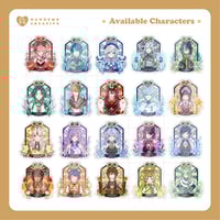 Image 2 of Genshin Impact Omamori Stickers Set of 5 - Liyue