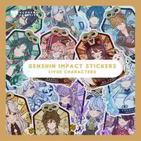 Image 1 of Genshin Impact Omamori Stickers Set of 5 - Liyue