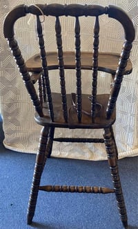 Image 4 of Vintage (1980s) Jenny Lind High Chair - Refinished
