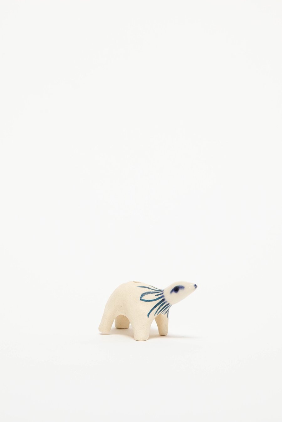 Image of Indigo Creature Birthday Candle Holder - No.10