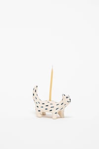 Image 1 of Indigo Creature Birthday Candle Holder - No.17