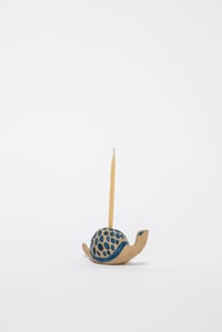 Image 1 of Indigo Creature Birthday Candle Holder - No.19