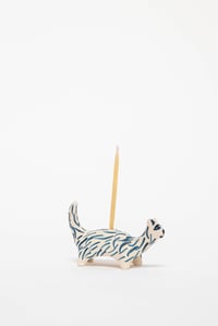 Image 2 of Indigo Creature Birthday Candle Holder - No.30