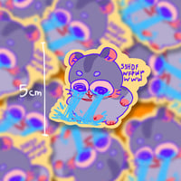 Image 2 of Breakdown Hamster Sticker