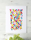 PRINT - SRČKI / HEARTS