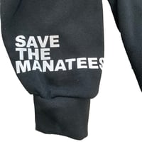 Image 4 of save the manatees blk white SZ LARGE