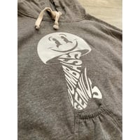 Image 2 of dumbass genius beer hoodie grey/silver