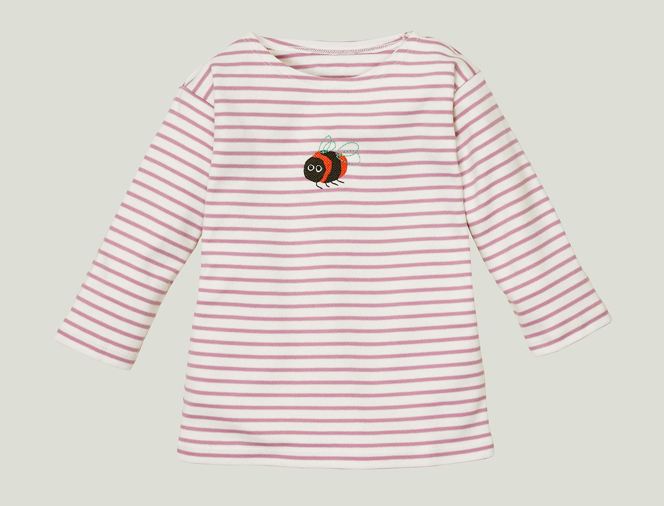 Image of Shirt flieder gestreift mit Hummel (O) Art. 287327