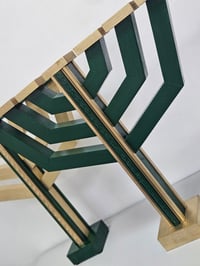 Image 2 of Emerald & Gold Menorah