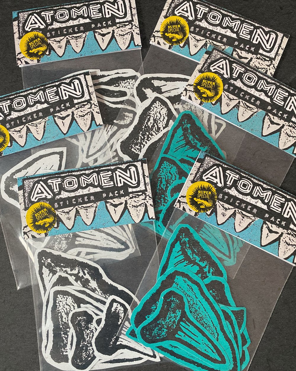 Shark Teeth Sticker Pack