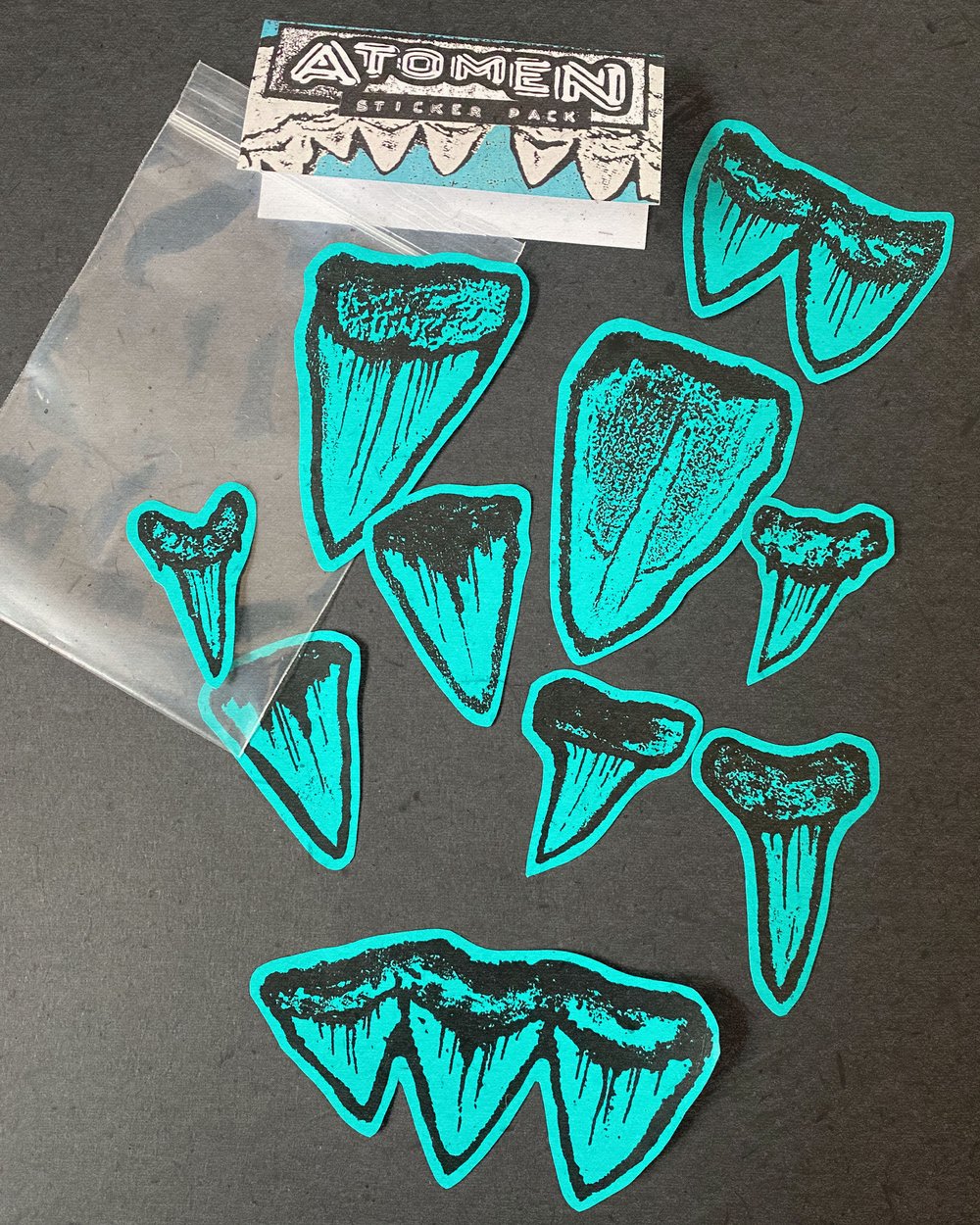 Shark Teeth Sticker Pack