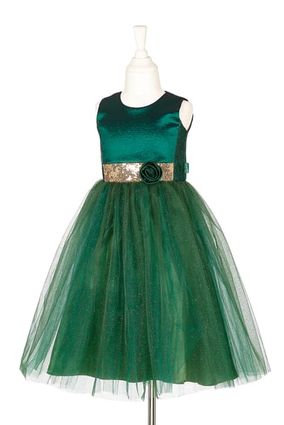 Image of Vestido de princesa verde