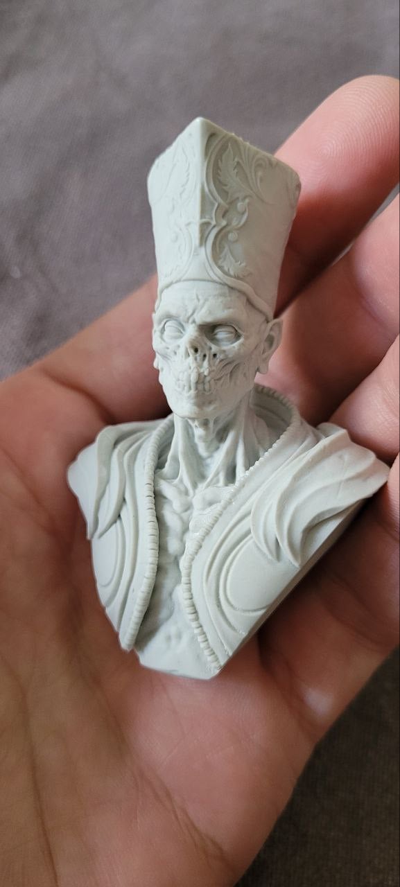 Image of Zombie monk bust 