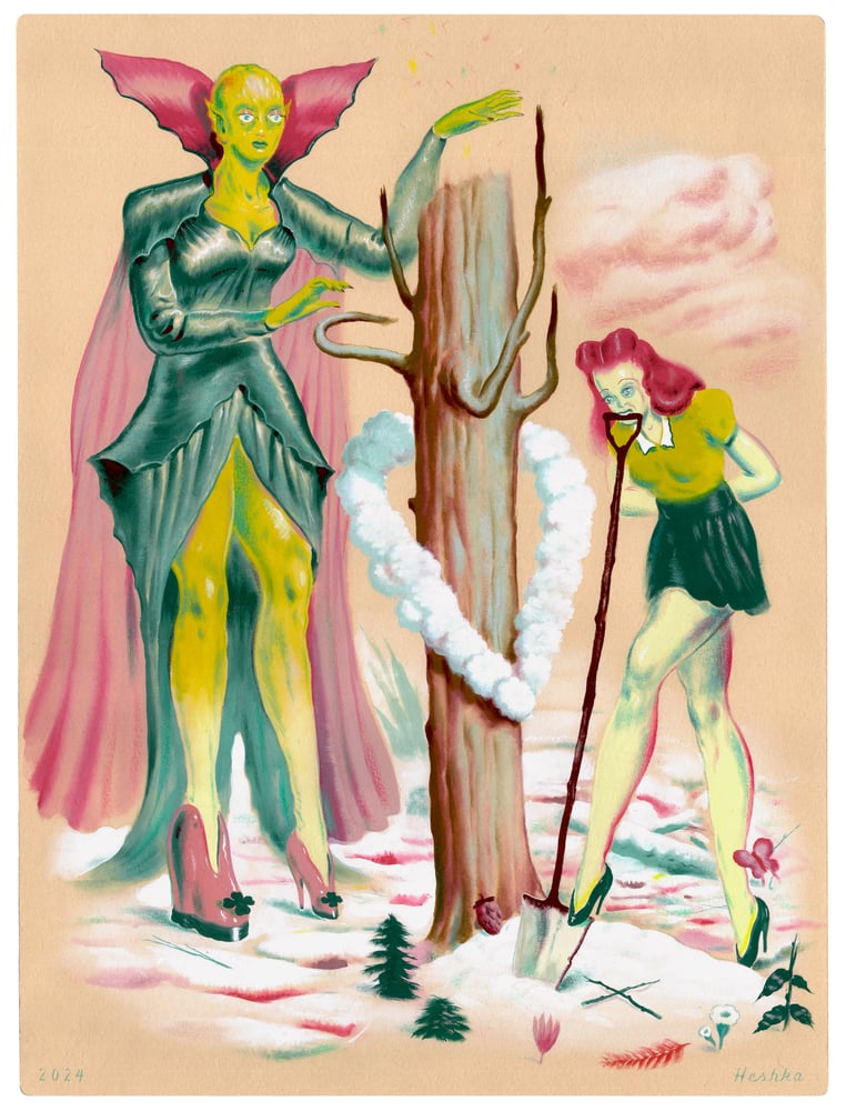 Image of Ryan Heshka - The Theremin Tree of Regret