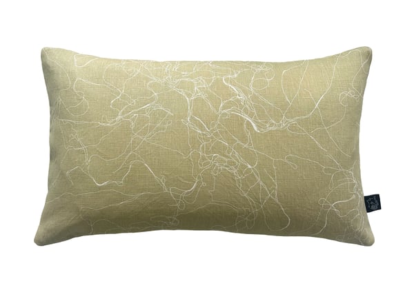 Image of Mangle cushion, Flax
