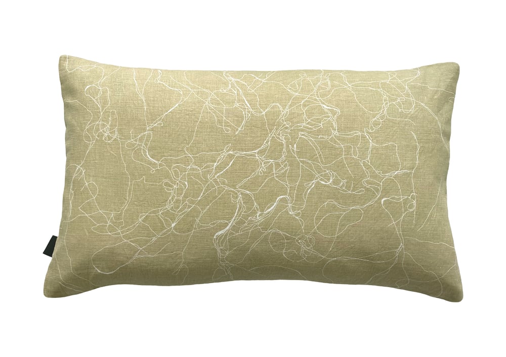 Image of Mangle cushion, Flax