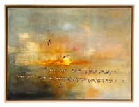 Image 2 of Original Canvas - Gathering Swallows - 30" x 40"