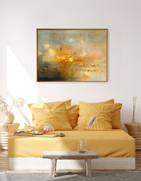 Image 1 of Original Canvas - Gathering Swallows - 30" x 40"