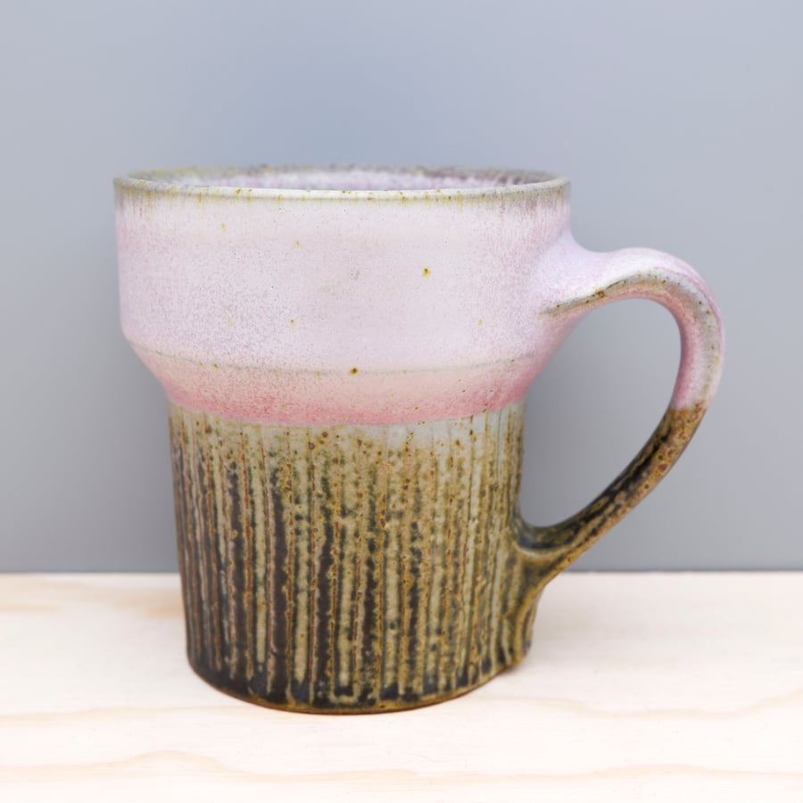 Image of Soda Fired Mug (copper+satin)