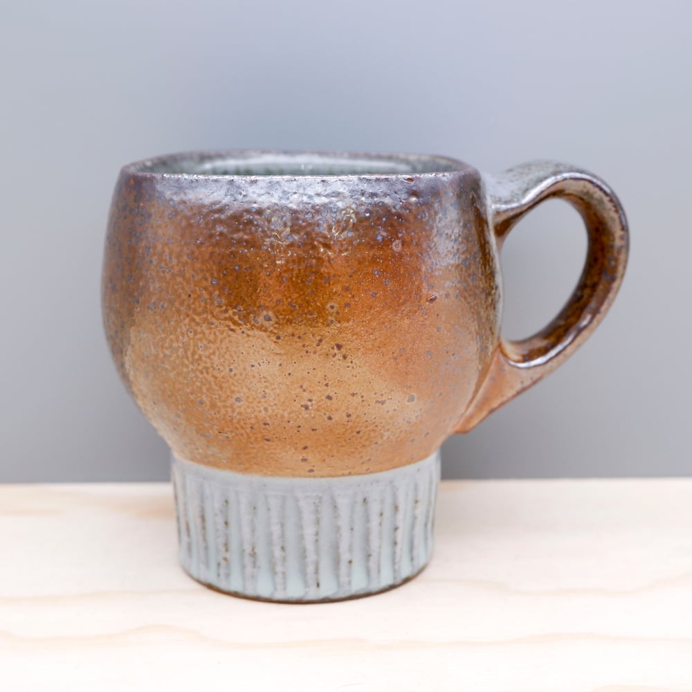 Image of Soda Fired Mug (clay+celadon)