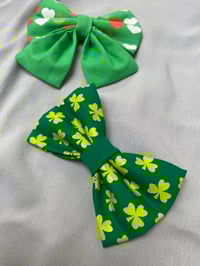 Image 2 of Shamrocks / Irish hearts sailor bows and bow ties 