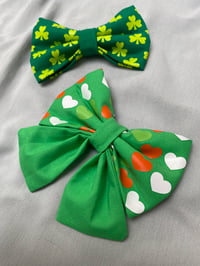 Image 3 of Shamrocks / Irish hearts sailor bows and bow ties 