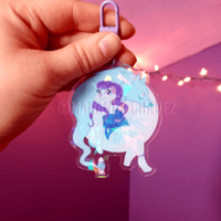 Image 3 of Moon and Sun Princess Keychains