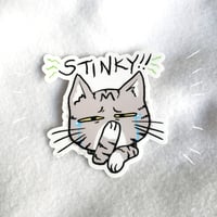 Image 2 of STINKY Dennis Vinyl Sticker