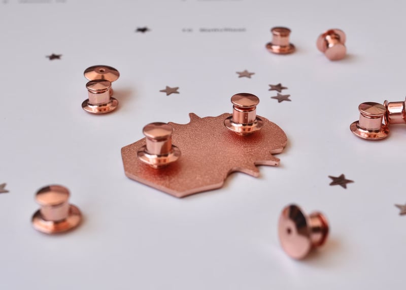 Deluxe Locking Pin Backs in Sets