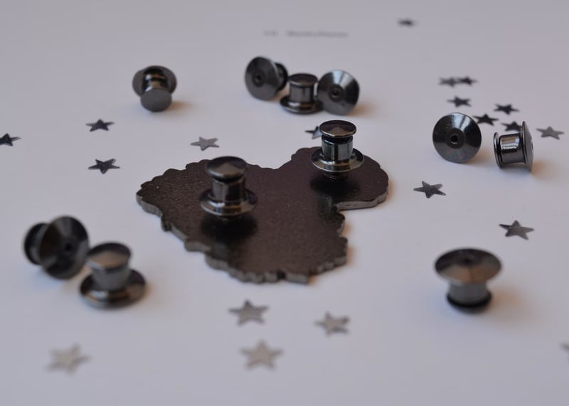 Deluxe Locking Pin Backs in Sets