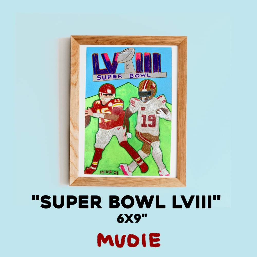 Image de " Super Bowl LVIII " original artwork.