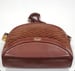 Image of Vtg. Gucci Brown Leather/Suede Mini Mono Shoulder Bag 