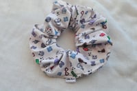 Image 2 of Eras Symbols on Cream Scrunchie