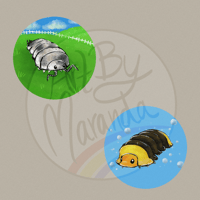 Image 2 of Isopod Button Pack