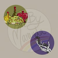Image 2 of Witchy Button Pack