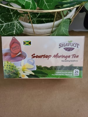 Image of Bitter Melon (Cerasee), Soursop or Moringa and Soursop Tea, Shauvot "Jamaican Sourced"