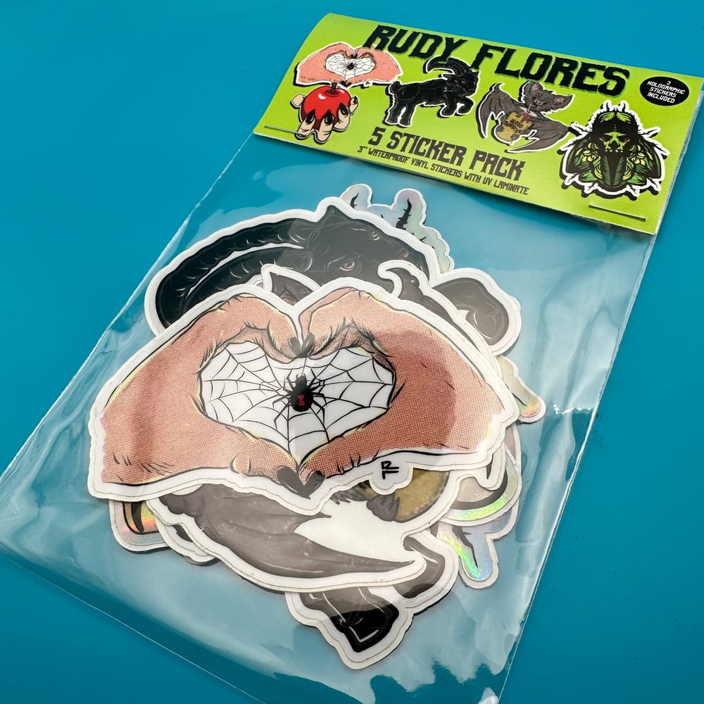 Rudy Flores Sticker Pack FREE SHIPPING!