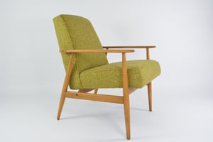 Image of Fauteuils FOX chinés vert limon