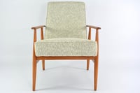 Image 3 of Fauteuil Fox chiné beige vert 