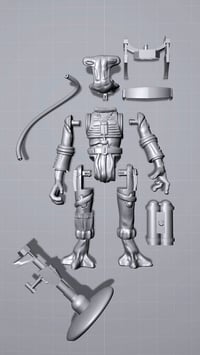 Image 1 of DOWNLOAD + PRINTABLE Figure: MC Hammerhead Hunter for Bounties (3D Scan) - FPOA