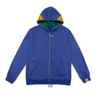 Image 1 of HAND Full Zip Hoodie (Blue)